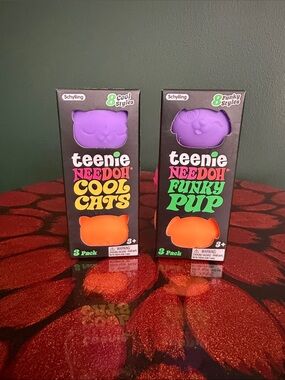 Needoh Teenie Cool Cats & Teenie Funky Pup 3-Pack